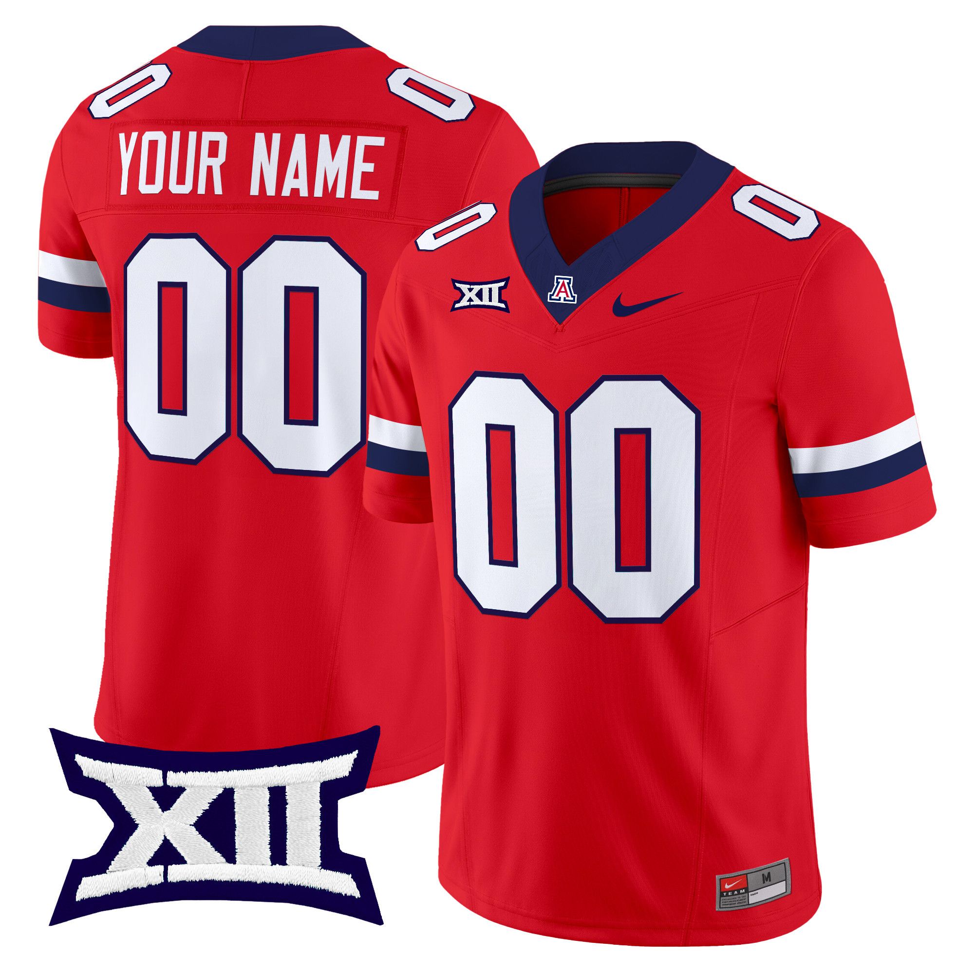 Men Arizona Wildcats Red Nike 2024 Vapor Limited Custom NCAA Jersey style 1